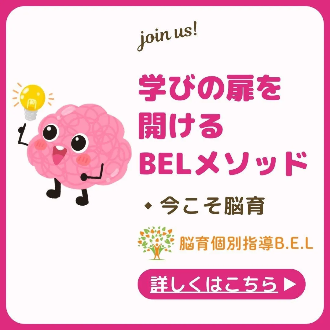 🔒 お子様の学びの扉を開けるのが脳育。